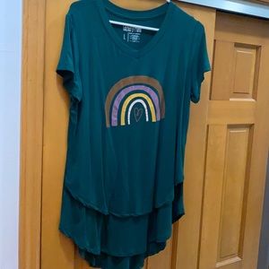 Latched Mama rainbow tee